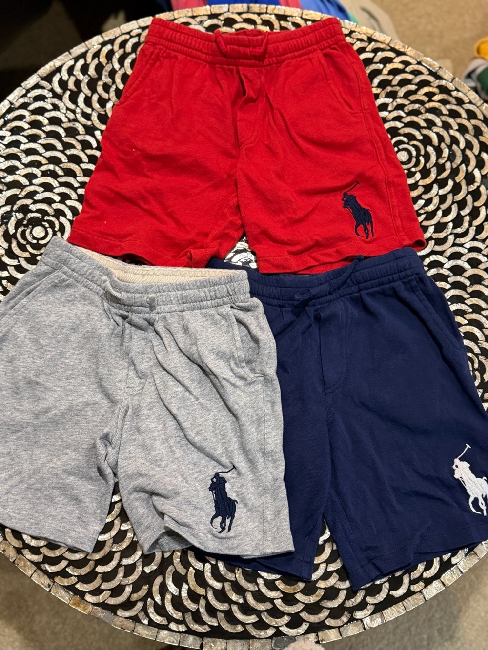Polo by Ralph Lauren Kids Shorts Bundle - Red, Gray, Navy